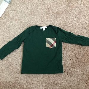 Burberry baby boy long sleeve shirt